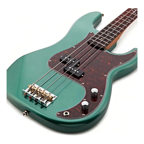 Bajo Eléctrico Jet Guitars Jpb-300 De 4 Cuerdas, Verde Oscuro Diestro