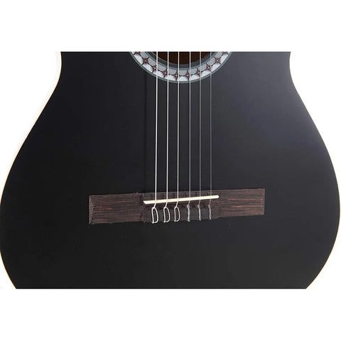 Guitarra Clásica Concert Escala 3/4 Negra Gewa Ps510146 Negro