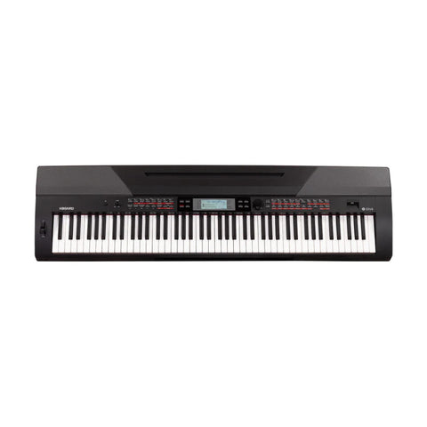 Piano Digital Compacto 88 Teclas Pesadas 2x20w Keyboard Zeus Negro