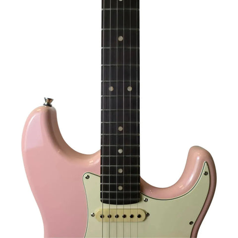 Guitarra Jet Guitars Electrica Js400 Shell Pink Diestro Palo De Rosa