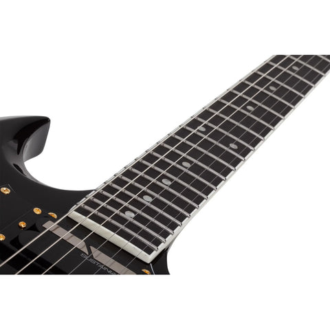Guitarra Eléctrica Schecter Sg Zv-h6llyw66d-s Glosss Black Diestro Negro Ébano