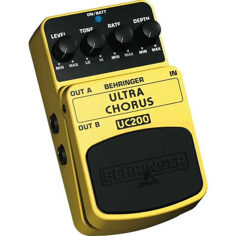 Behringer Uc-200 Pedal Ultra Chorus Color Amarillo