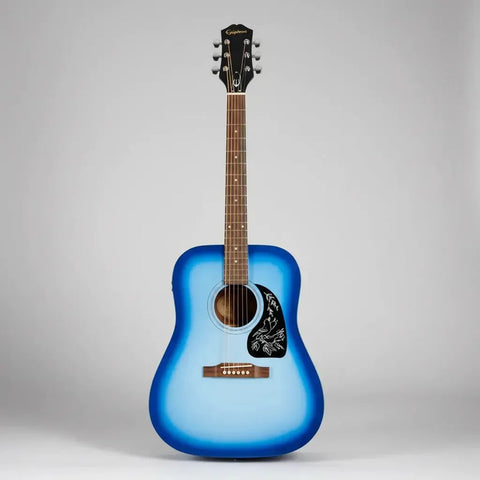 Guitarra EpiPhone Starling Player Dreadnought 6 Cuerdas Color Azul