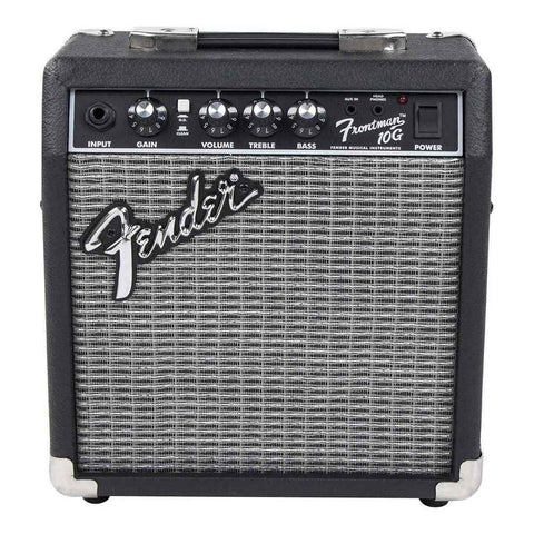 Amplificador Para Guitarra De 10w Fender Frontman Series 10g Negro/plata