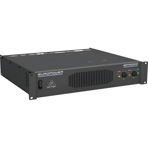 Amplificador De Potencia De 1000w Mono, Behringer Ep2000 Negro 0 W