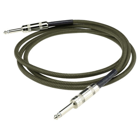 Cable P/instrumento 3 M Verde Militar Dimarzio Ep1710 Mgn