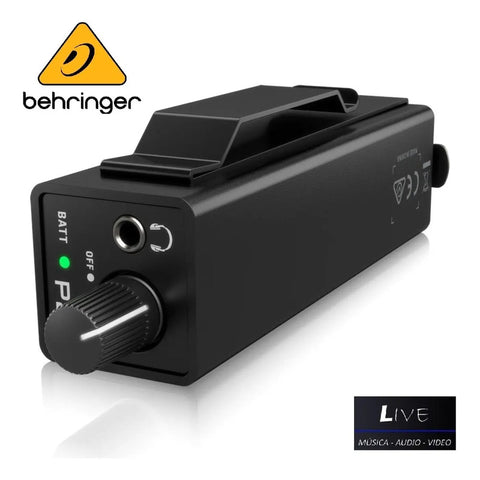 Behringer P2 Amplificador Para Audífonos Monitor Personal Color Negro