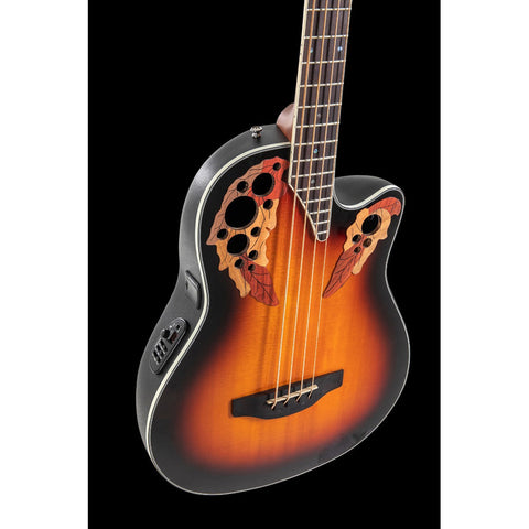 Bajo Electroacústico Celebrity 4 Cuerdas Ovation Ceb44-1n-g Diestro New England Burst 4