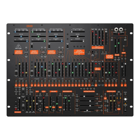 Sintetizador Analógico Semimodular 3 Vco Behringer 2600 Negro