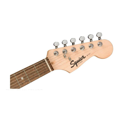 Guitarra Eléctrica Infantil Squier By Fender Mini Stratocaster De Álamo Shell Pink Brillante Con Diapasón De Laurel Indio