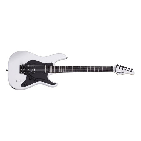 Guitarra Eléctrica Schecter Sun Valley Super Shredder Fr S De Caoba Gloss White Con Diapasón De Palo De Rosa