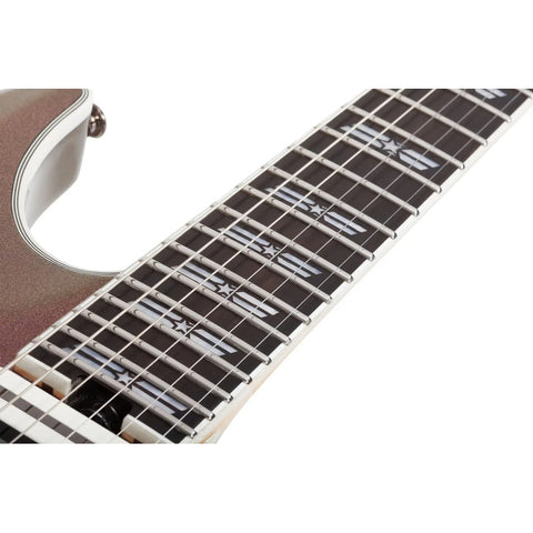 Guitarra Eléctrica Schecter C-1 Sls Hollywood Supernova Diestro Rosa Oscuro Ébano