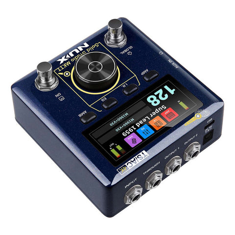 Pedal Modelador Amplificador Nux Nss-6 Solid Studio Mkii Negro