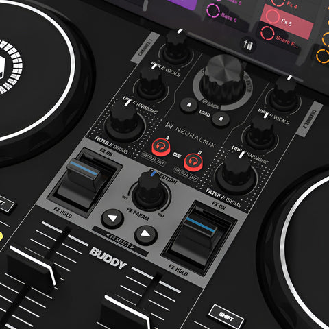 Controlador Compacto De 2 Decks Para Dj Reloop Buddy