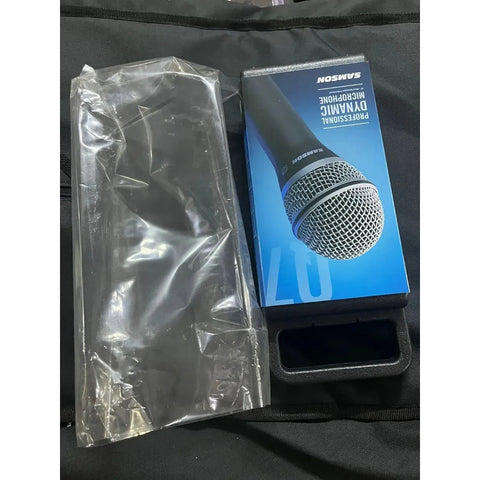 Micrófono Samson Q7 Dinámico Supercardioide Color Negro