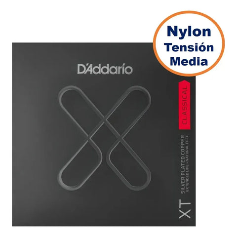 Cuerdas Guitarra Clásica Nylon Tensión Normal Daddario Xtc45