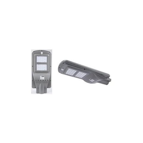 Lámpara Para Calle 90 Watts C/panel Solar Y Sensor Sl Pro Negro