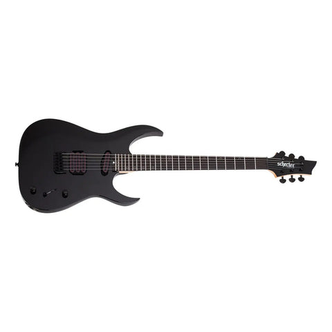 Guitarra Eléctrica Schecter Sunset-6 Triad 6 Cuerdas Nyatoh Negra Diestro Negro