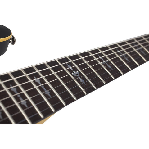 Guitarra Electrica Schecter Demon-7 Aged Black Satin Diestro Negro