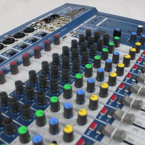 Mesa De Sonido Soundcraft Mi-16 Professional Con Consola De 16 Canales
