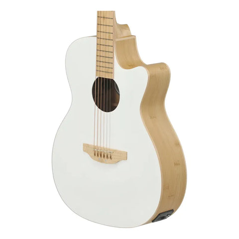Guitarra Electroacústica Applause Aeo-69-6ps Jump Blank Blanco Diestro