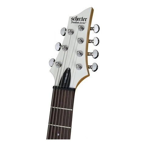 Guitarra Electrica Blanca 7 Cuerdas, Schecter C-7 Deluxe Diestro Blanco Satinado