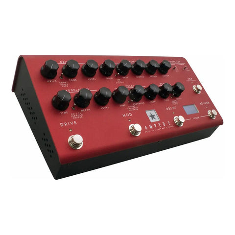 Amplificador Y Pedal De Efectos Blackstar Dpto. 10 Amped 2 Rojo