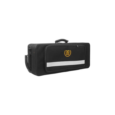 Saxofon Alto Laqueado C/estuche Ligero Maxima Kfas-100g Color Dorado