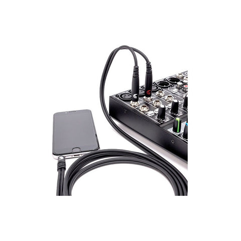 Cable P/audio Plug 1/8 A 2 Plug 1/4 Planet Wave Pw-mpts-06