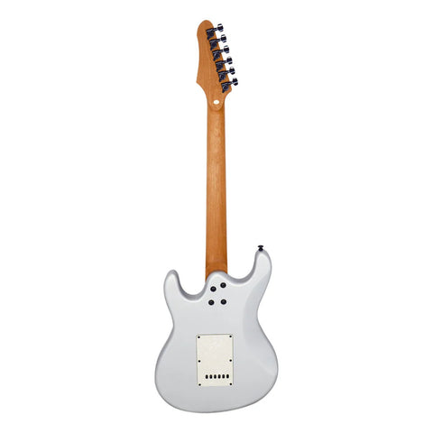 Guitarra Eléctrica Mars Metallic Finished Silver Metal Plata Diestro Plateado