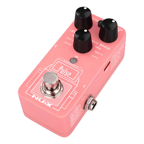 Mini Pedal Ir-loader Para Guitarra Y Bajo Nux Nss-4 Pulse Rosa