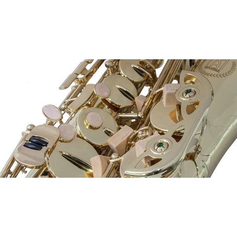 Saxofon Alto Laqueado C/estuche Ligero Maxima Kfas-100g Dorado