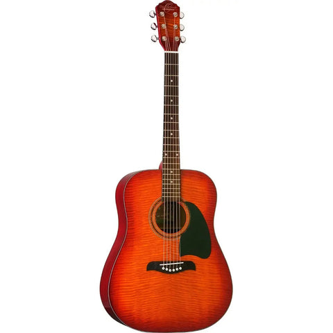 Guitarra Acústica Oscar Schmidt Og2f Ysb Sombreado Isoscog2f Amarillo Sombreado Diestro