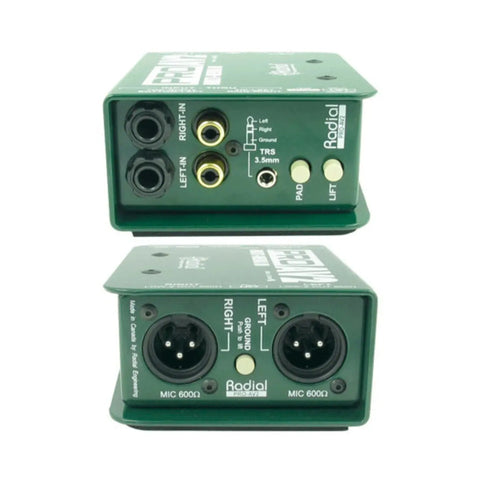 Caja Directa Pasiva Estereo P/teclado, Radial Pro Av2