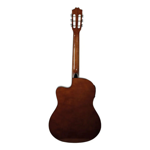 Guitarra Electroacústica Con Caja Slim La Sevillana Ua-2ceq Natural