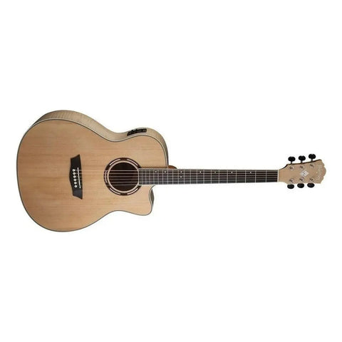 Washburn Apprentice Ag40ce Guitarra Electroacústica Para Diestros Natural Brillante Diestro