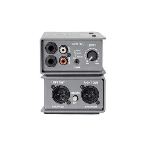 Caja Directa Estéreo Pasiva Radial Trim-two Control Nivel Sin Ruido