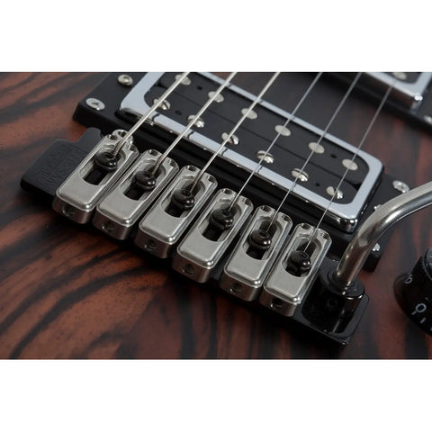 Guitarra Electrica Schecter C-1 Exotic Trem Ebony Diestro Black Cherry Palo De Rosa