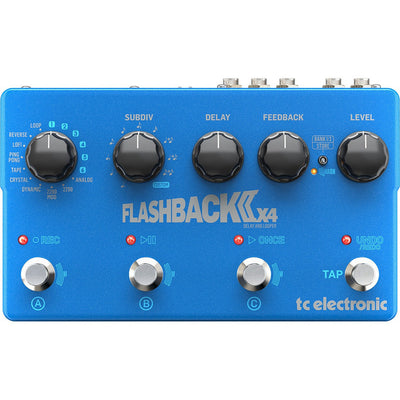 Pedal P/guitarra Delay Tc Electronic Flashback 2 X4 Delay