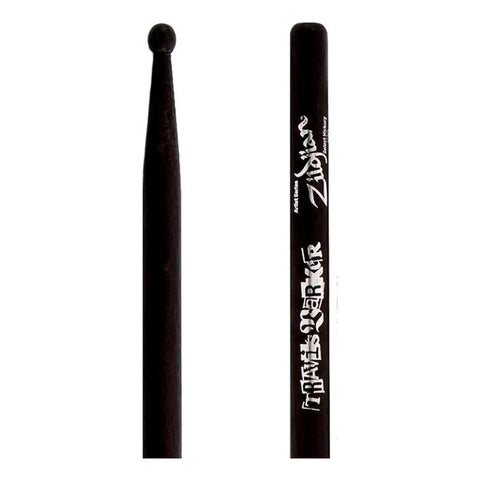 Baquetas Travis Barker Black Artist Series Zastblk Zildjian Color Negro 3x2x42 Custom