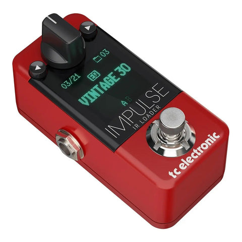 Pedal Simulador De Gabinete Tc Electronic Impulse Ir Loader Rojo