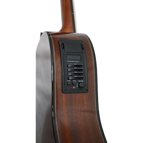 Guitarra Electro Acustica Caja Clásica La Sevillana Ur-6ceq Natural