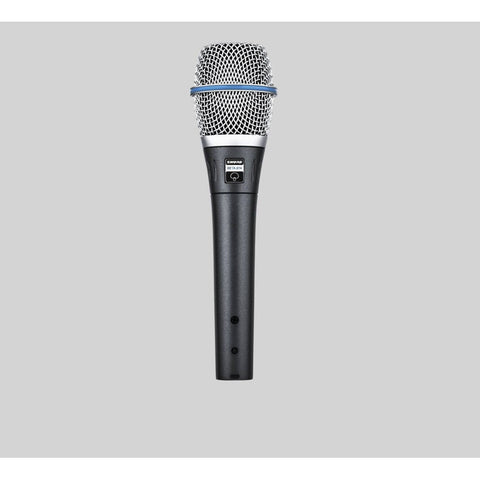 Micrófono Vocal Supercardioide Original Shure Beta 87a Plateado