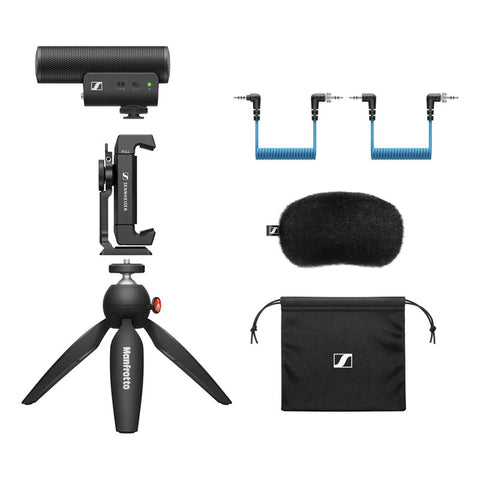 Sennheiser Mke 400 Mobile Kit  Micrófono Shotgun P/móvil Negro