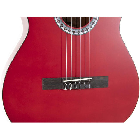 Guitarra Clásica Concert Escala 3/4 Color Roja Gewa Ps510143 Rojo