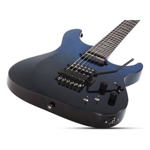 Guitarra Schecter Reaper-6 Fr S Elite Deep Ocean Blue Diestro Azul Ébano