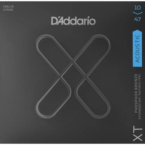 D'addario Xtapb1047-12 Xt Phosphor Bronze 12 Cdas 10-47
