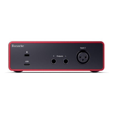 Focusrite Scarlett Solo 4ta Gen Interfaz De Audio Usb-c Color Rojo