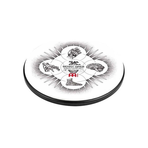 Pad Practicador Meinl Mpp-12-bg 12 PuLG Plástico Blanco Benny Greb Signature