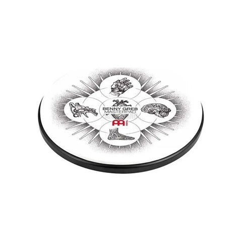 Pad Practicador Meinl Mpp-12-bg 12 PuLG Plástico Blanco Benny Greb Signature